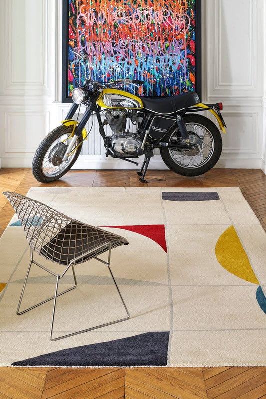 Aelric Geometric Hand Tufted Carpet