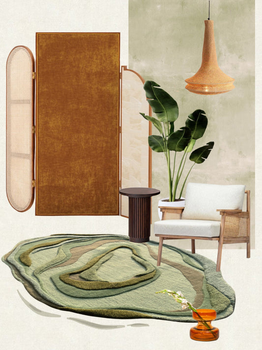 Tharic Irregular Hand Tufted Rug