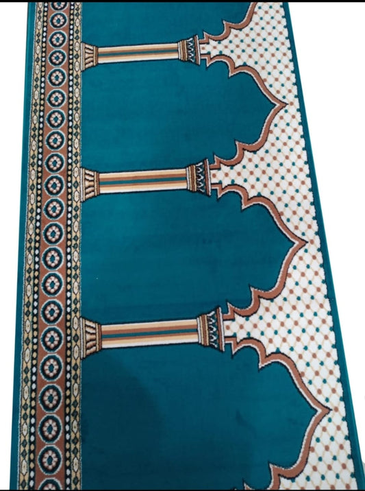 Iman Blue Janamaz Carpet For Masjid Prayer Matt