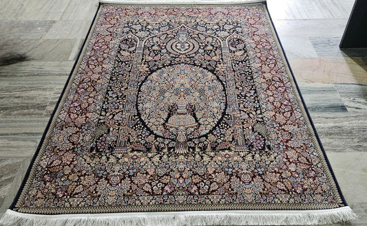 Hamedan Iranian Silk carpet