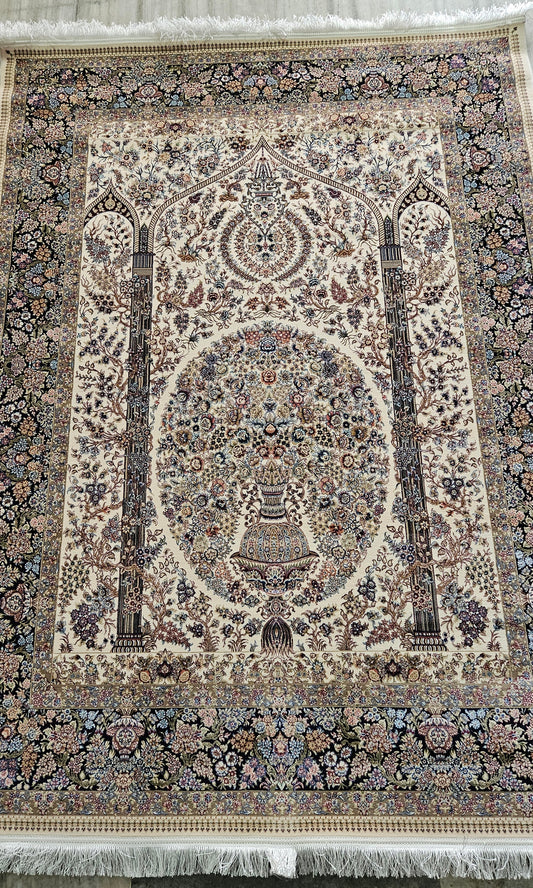 Qom Iranian Silk carpet