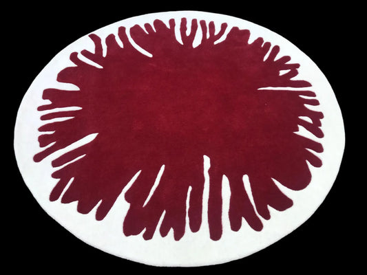 Mosaic Round Hand Tufted Carpet