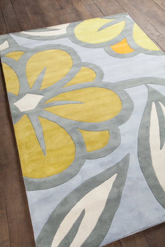 Zyrel Floral Hand Tufted Carpet