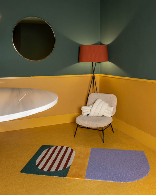 Novaro Geometric Hand Tufted Carpet