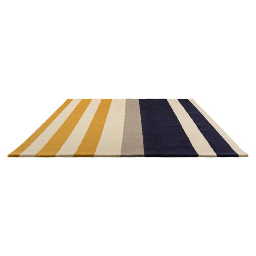 Cabana Mustard Navy Hand Tufted Carpet – view 2