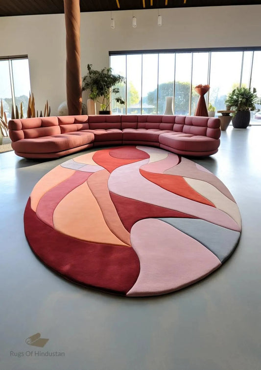 Canyon Round Hand Tufted Carpet
