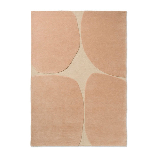 Clover Blush Cream Hand Tufted Carpet – view 2