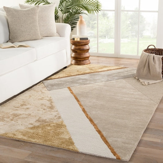 Vynric Geometric Hand Tufted Carpet