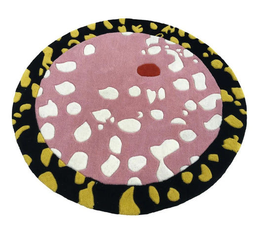 Pearl Round Hand Tufted Carpet