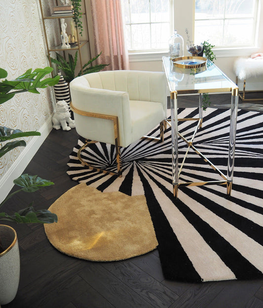 Jorlin Irregular Hand Tufted Carpet