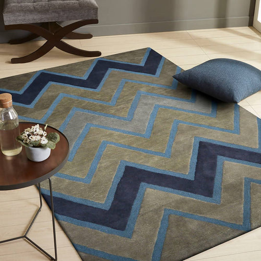 Thalira Geometric Hand Tufted Carpet