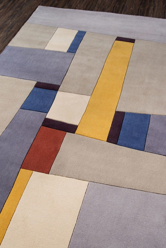 Patchwork Multicolor Hand Tufted Carpet – view 2