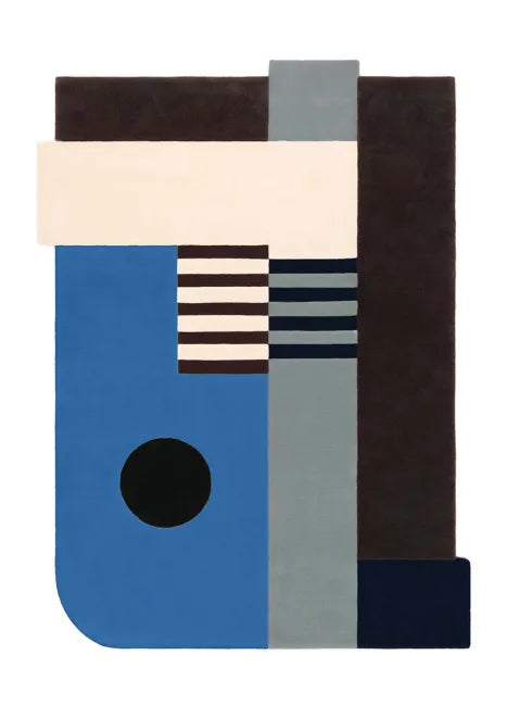 Kyvian Geometric Hand Tufted Carpet