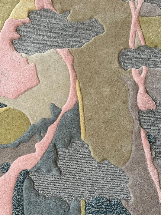 Camo Multicolor Hand Tufted Carpet – view 2