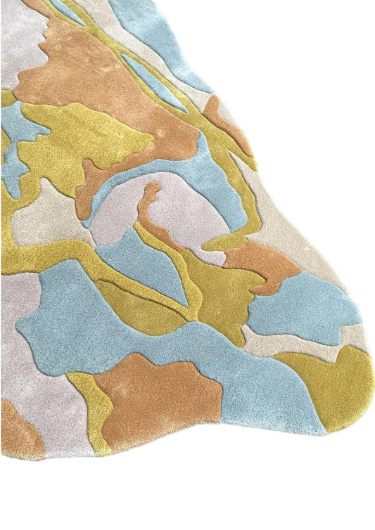 Savanna Mustard Orange Hand Tufted Carpet – view 2