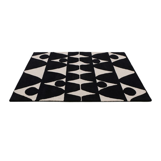 Summit Black Cream Hand Tufted Carpet – view 2
