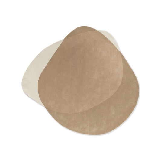 Latte Overlap Hand Tufted Rug – view 2