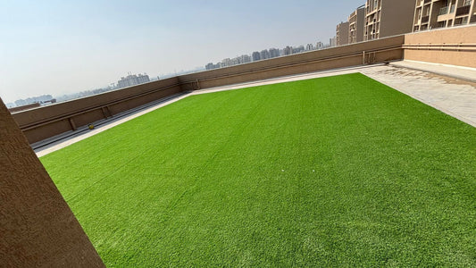 Artificial Green Grass Carpet 2.5 Feet Width 35 mm High Density