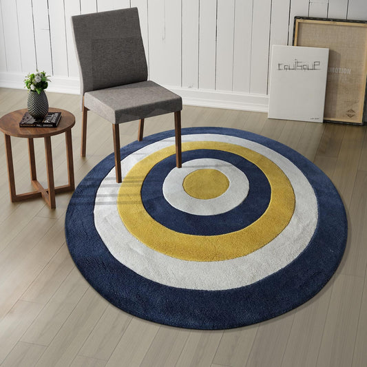 Stelly Round Hand Tufted Carpet