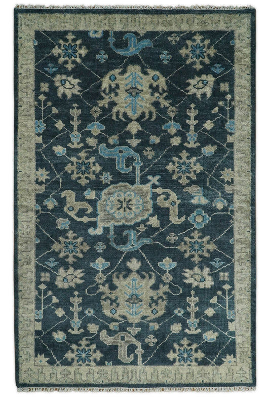 Coastal Hand Knotted Rug