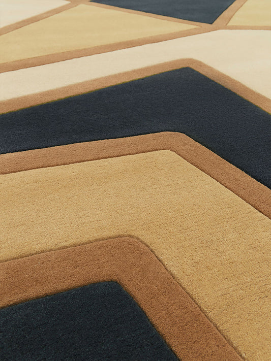 Marcelli Geometric Hand Tufted Carpet