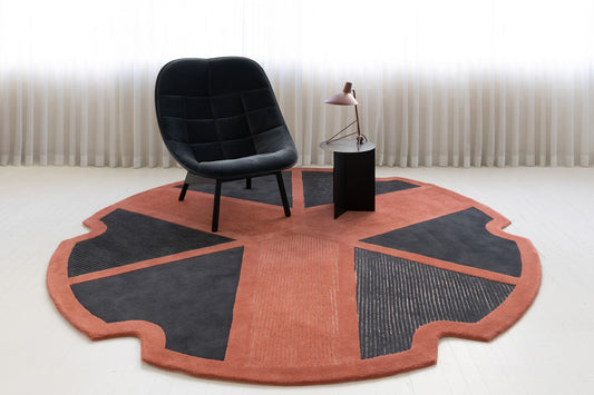 Radiance Round Hand Tufted Carpet