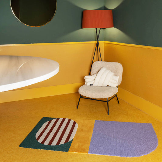 Novaro Geometric Hand Tufted Carpet