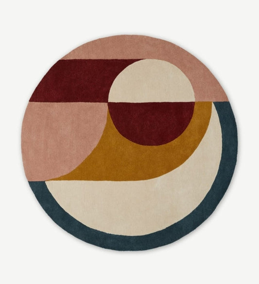 Serene Round Hand Tufted Carpet