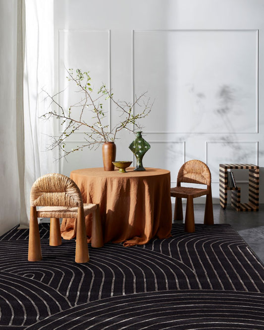 Orlith Geometric Hand Tufted Carpet – view 4