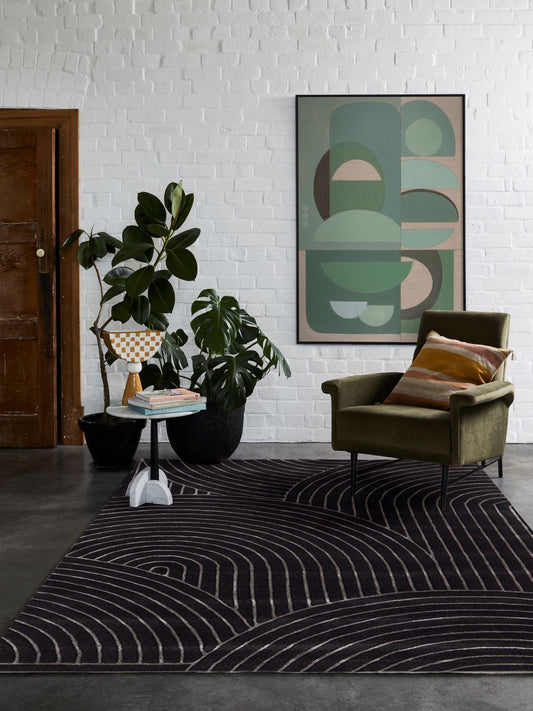 Orlith Geometric Hand Tufted Carpet