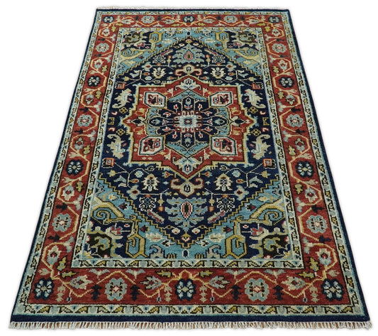 Ocean Hand Knotted Rug