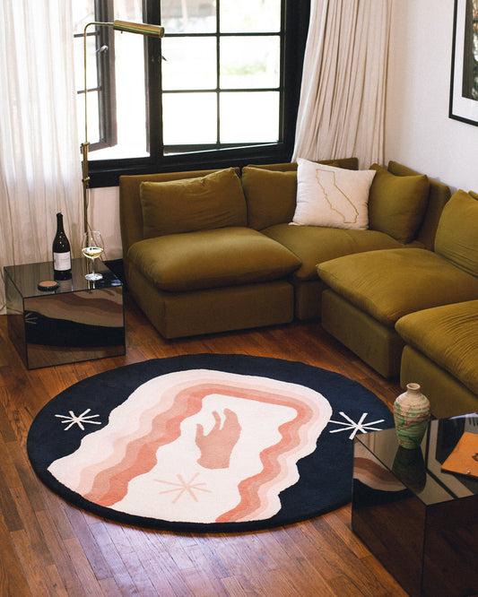 Amara Round Hand Tufted Carpet
