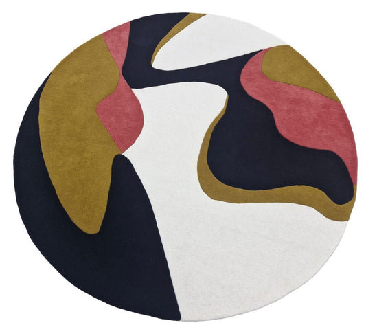 Tranquil Round Hand Tufted Carpet