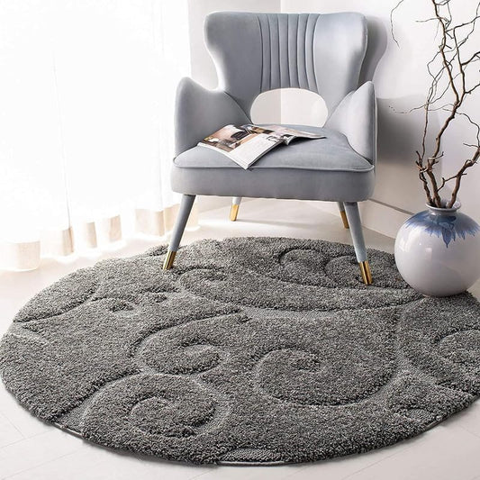 Furrora Round Shaggy Carpet