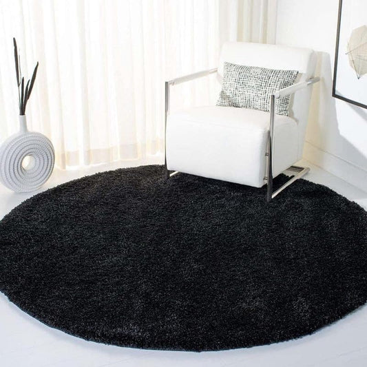 Snorlia Round Shaggy Carpet