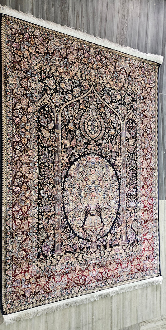 Hamedan Iranian Silk carpet