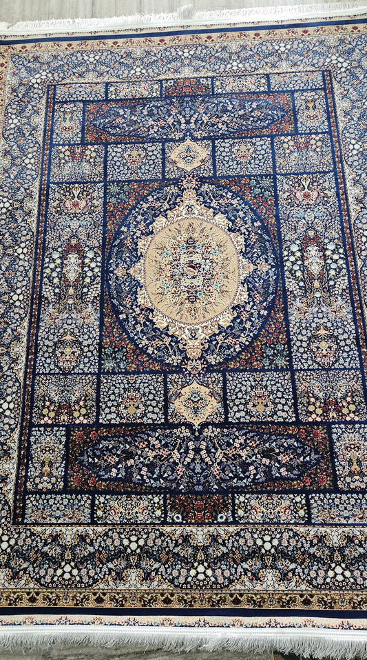 Kashan Iranian Silk carpet