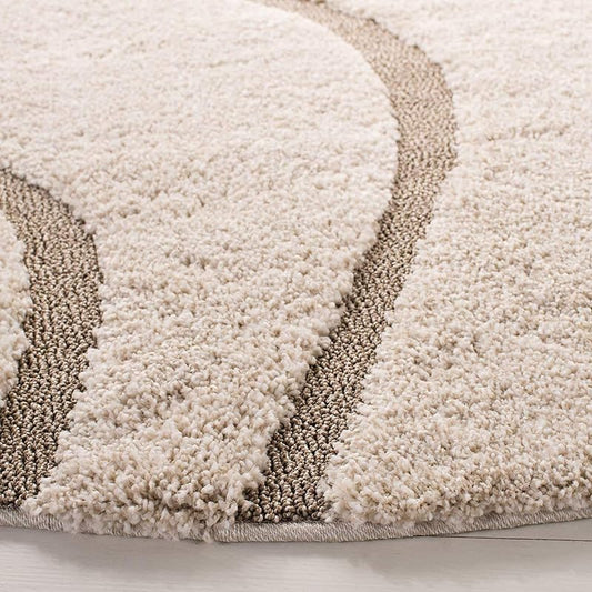 Cloudra Round Shaggy Carpet
