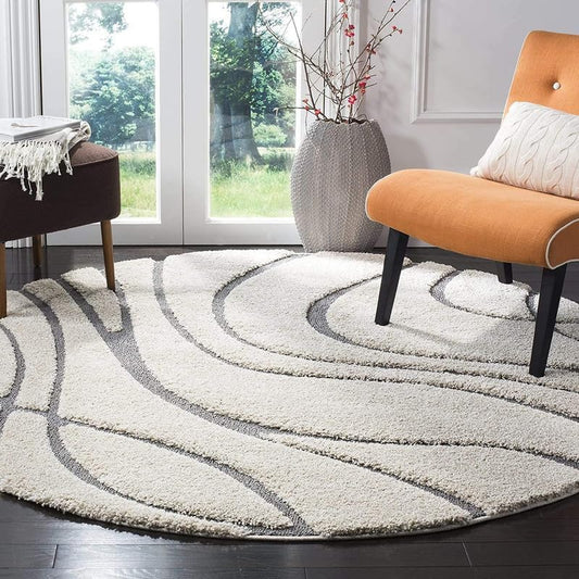 Tuftyra Round Shaggy Carpet