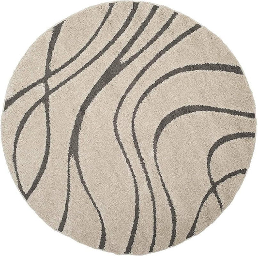 Tuftyra Round Shaggy Carpet