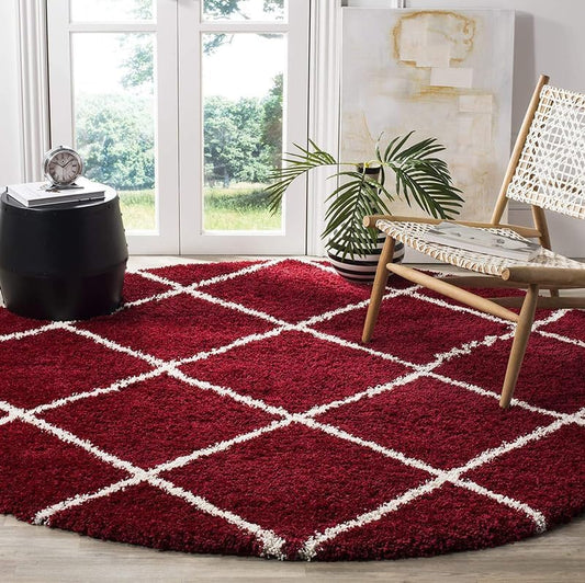 Blomsy Round Shaggy Carpet