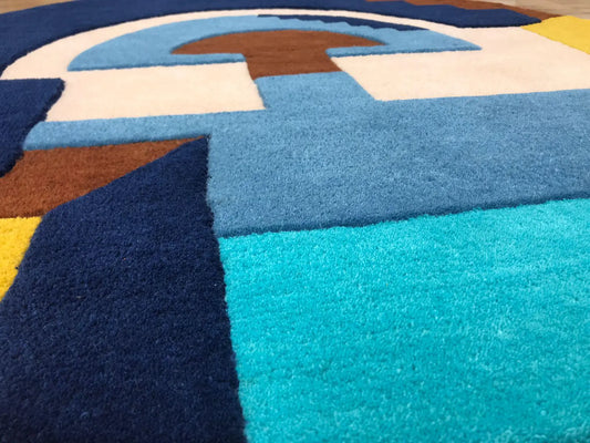Stellar Round Hand Tufted Carpet