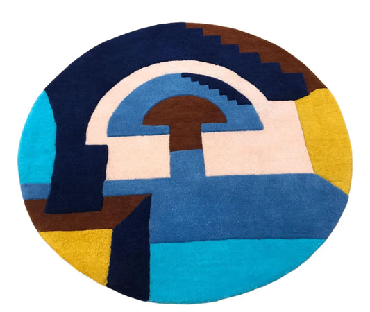 Stellar Round Hand Tufted Carpet