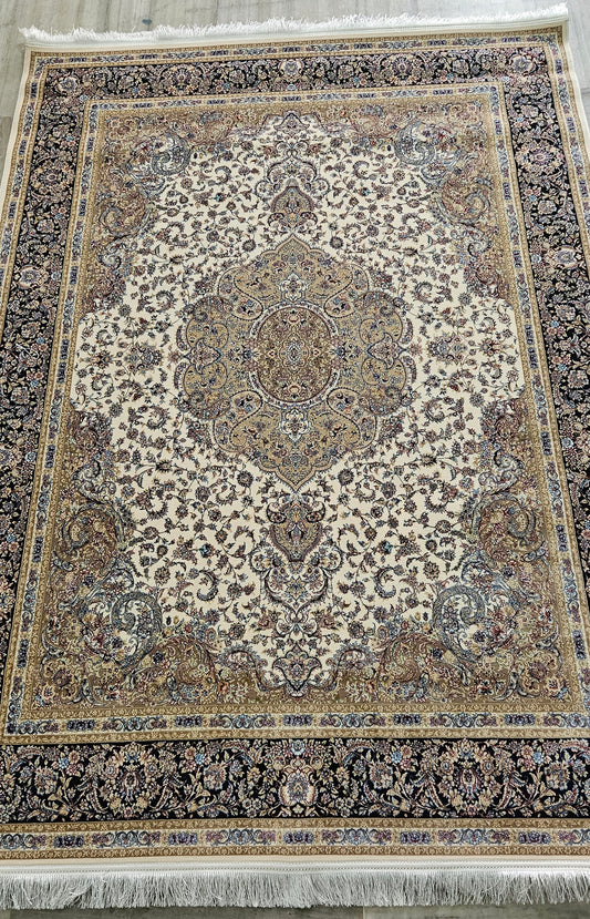 Kerman Iranian Silk carpet