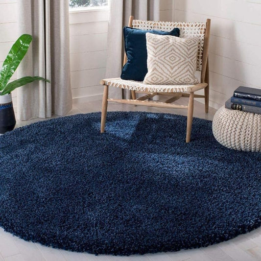 Swirlia Round Shaggy Carpet
