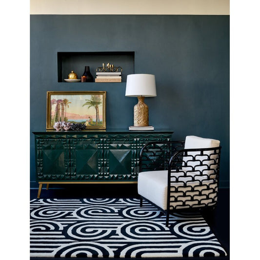 Veyora Geometric Hand Tufted Carpet
