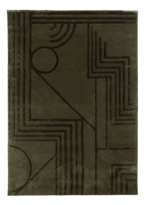 Myrelis Geometric Hand Tufted Carpet