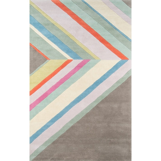 Zeyric Geometric Hand Tufted Rug
