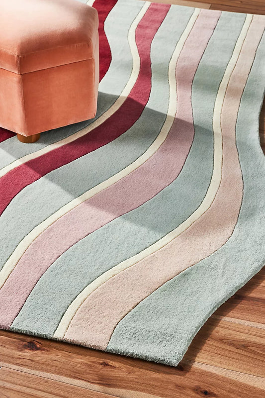Zeyric Geometric Hand Tufted Rug
