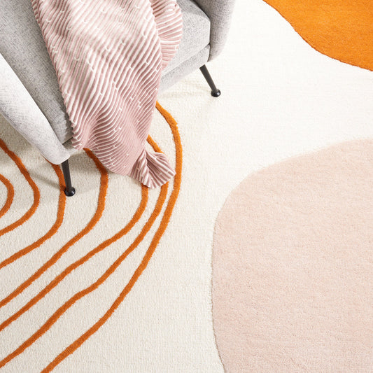 Rhaelis Hand Tufted Runner Carpet